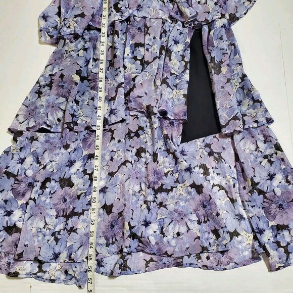 Astr Purple Floral Maxi Dress - Picture 9 of 11